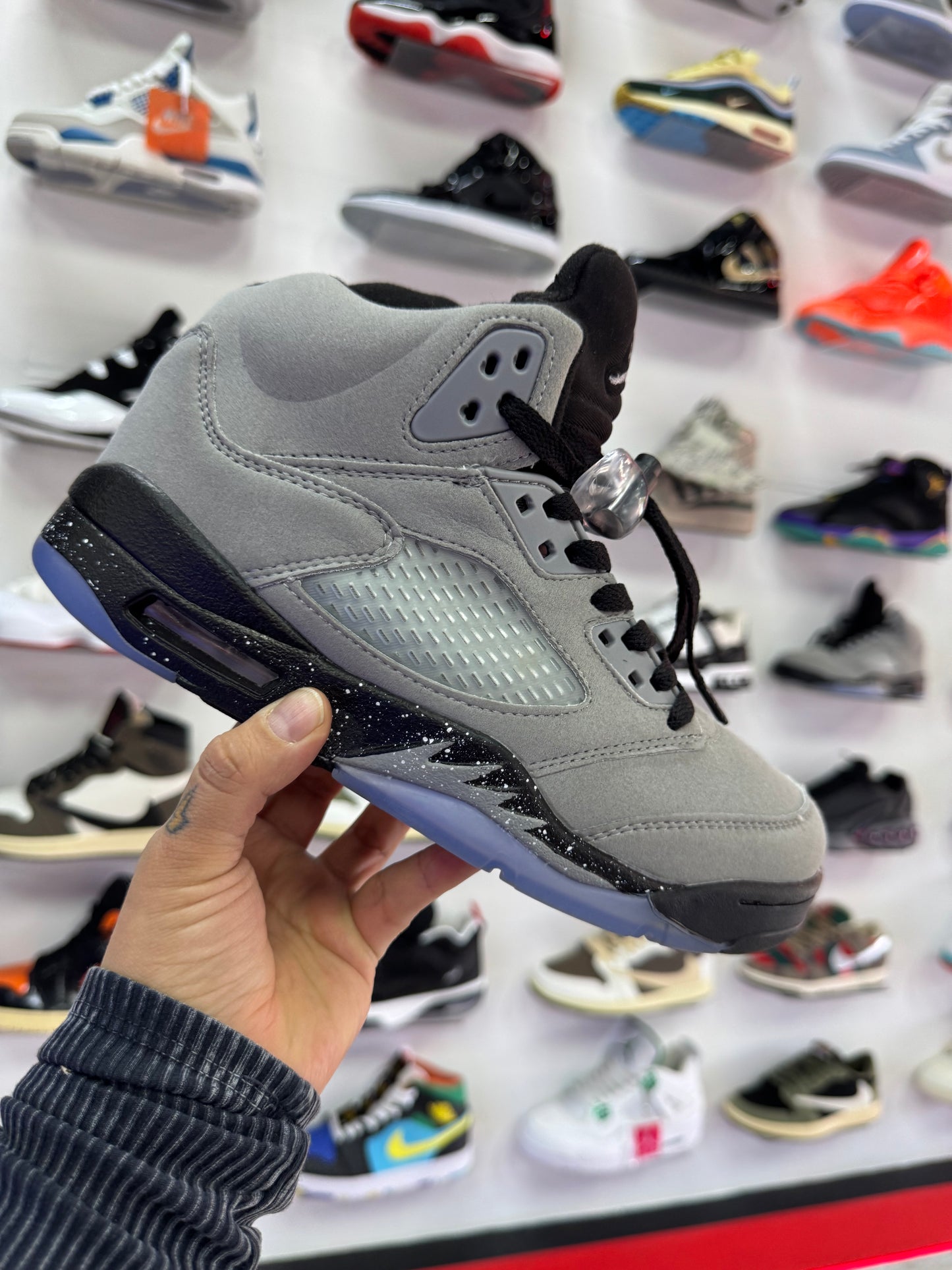 Retro 5 Wolf Grey