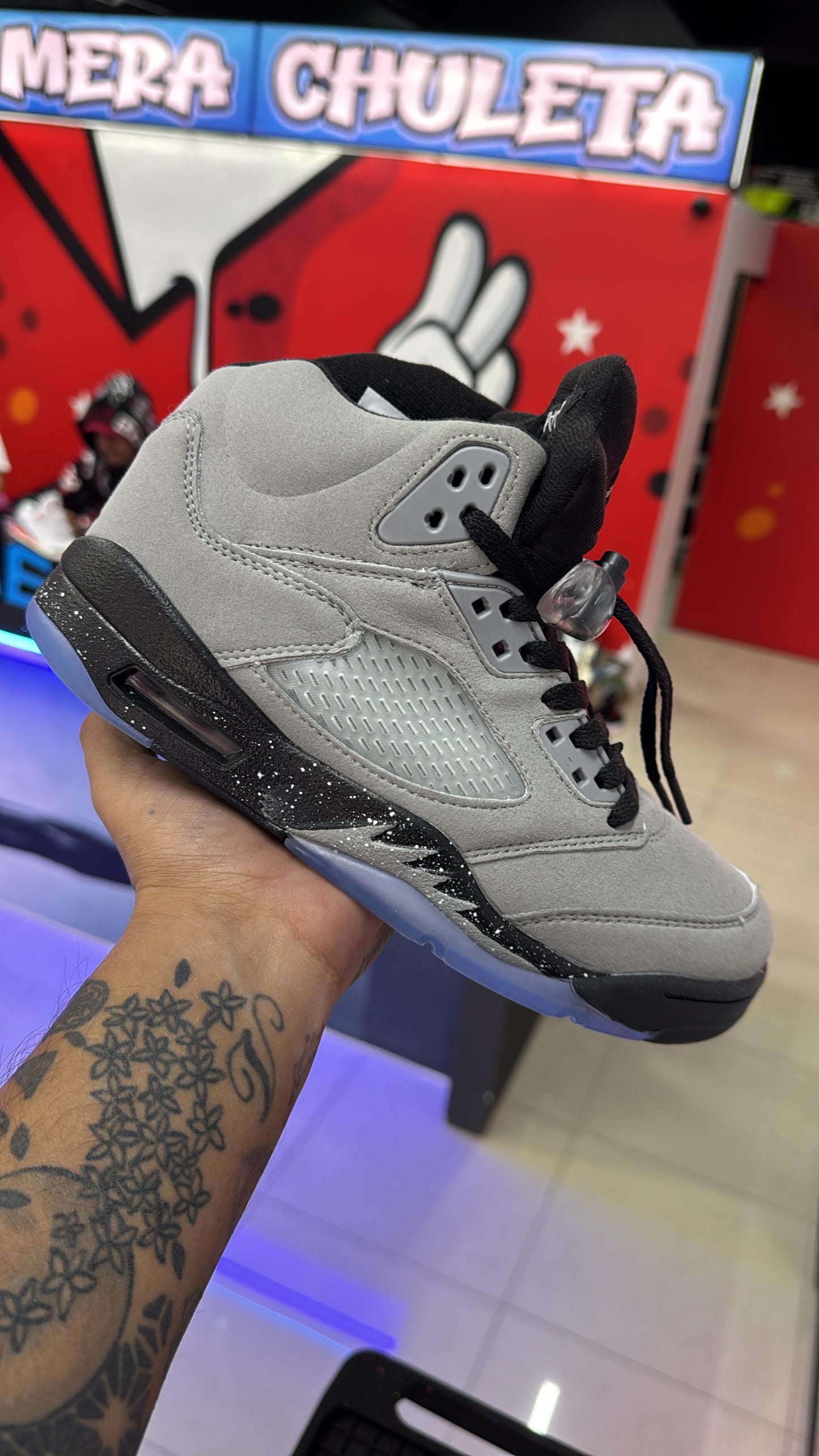 Retro 5 Wolf Grey