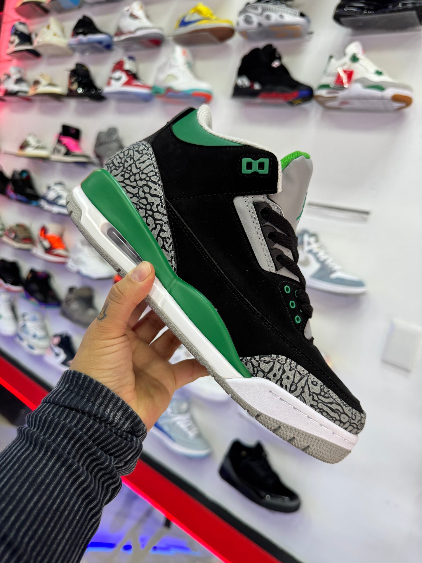 Retro 3 Pine Green