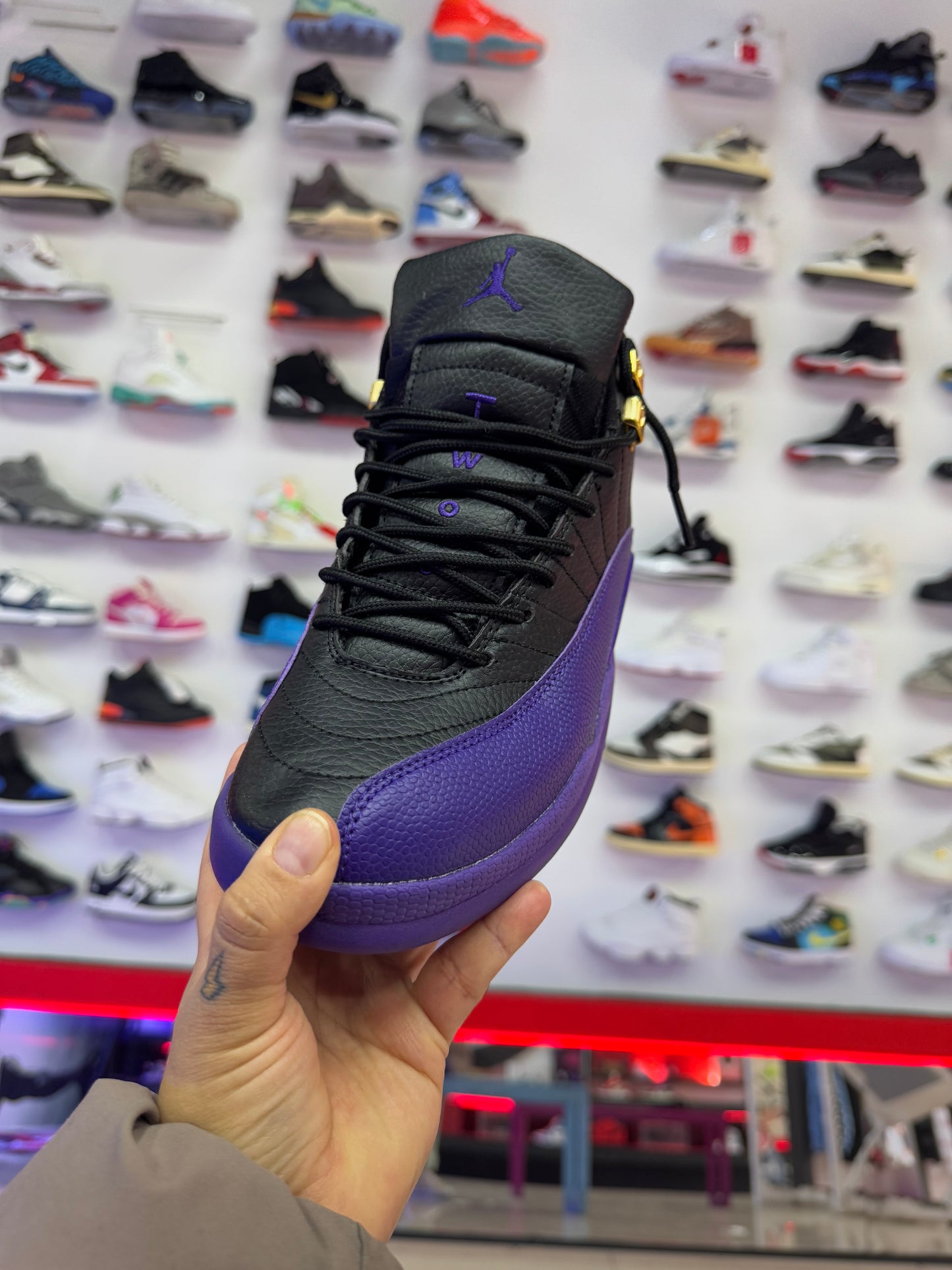 Retro 12 Field Purple