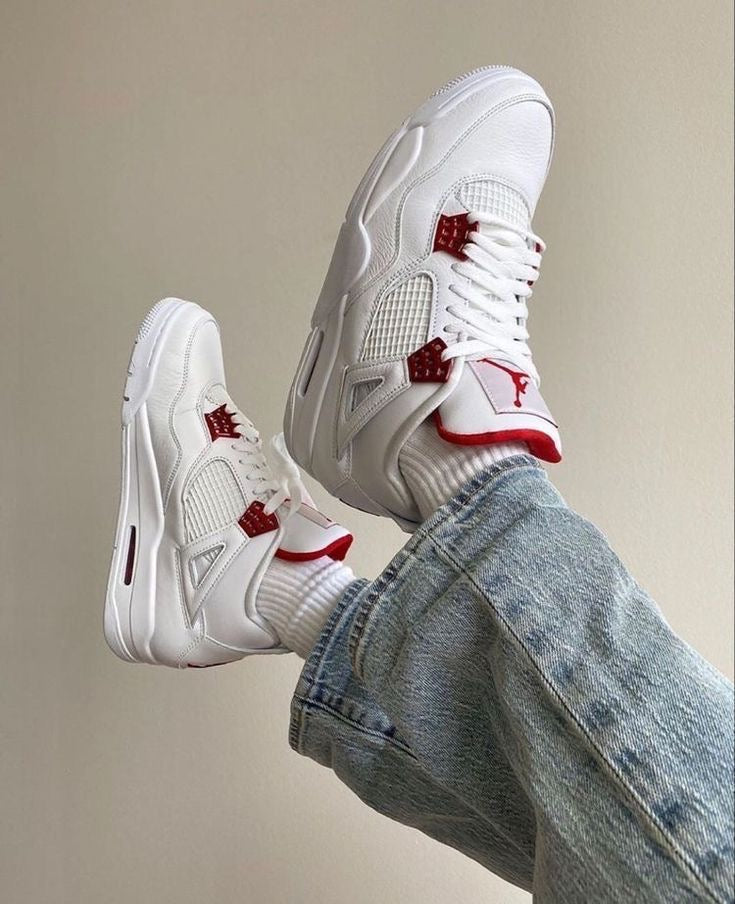 Retro 4 Metallic Red