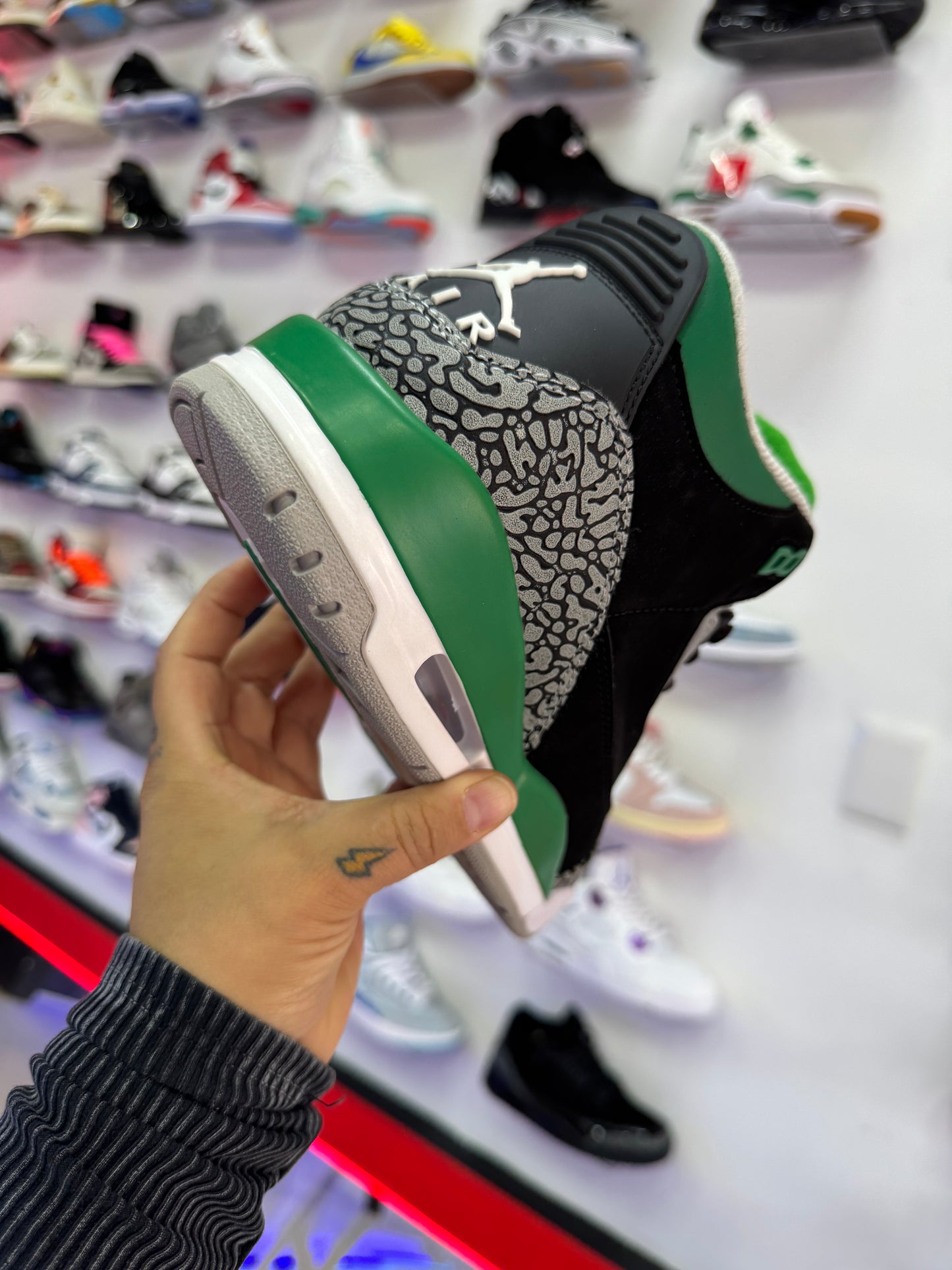 Retro 3 Pine Green