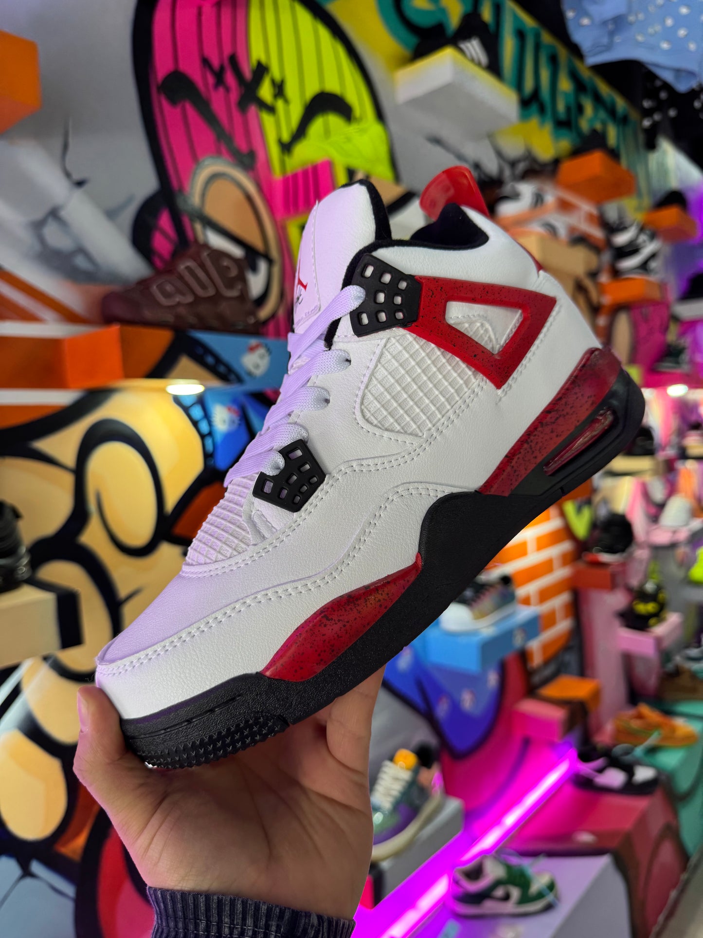 Retro 4 Red Cement